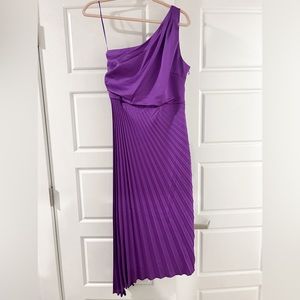 NWT Sam Edelman One Shoulder Ruched Dress